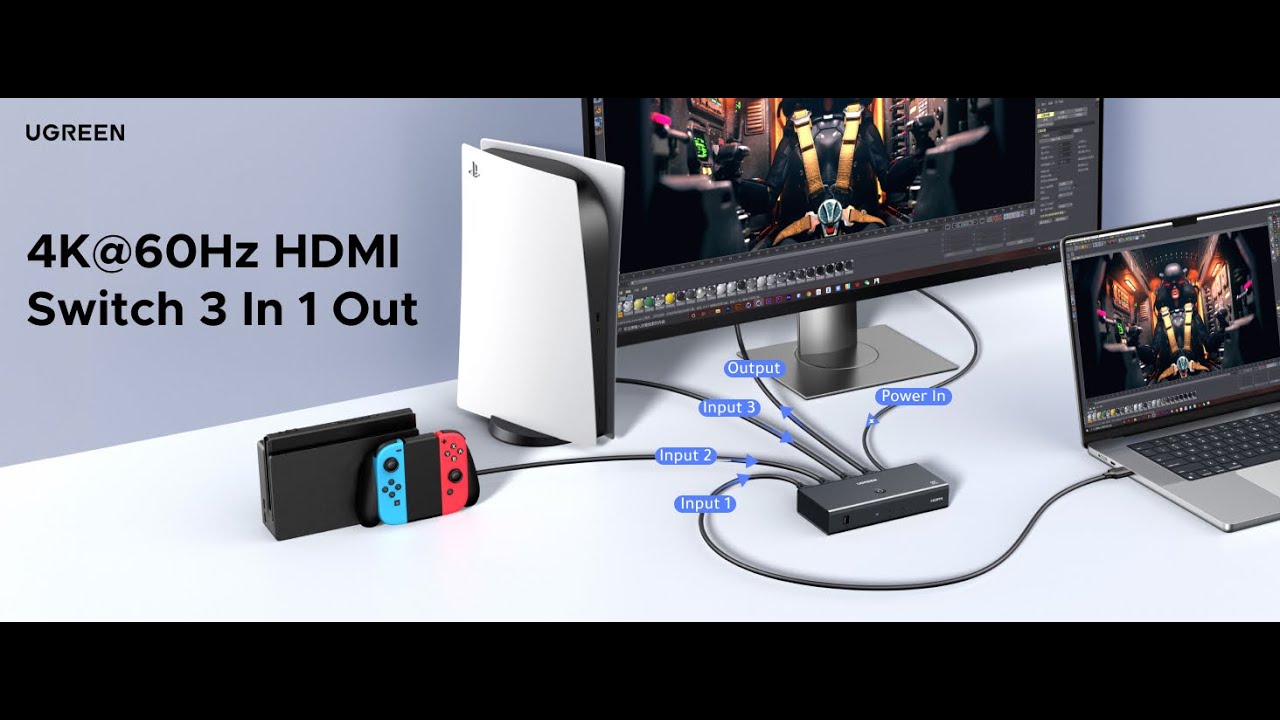 UGREEN HDMI Switch 3 in 1