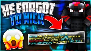 He forgot to /nick