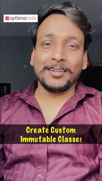 How to Create Custom Immutable classes in java ? - YouTube
