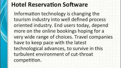 Hotel API Integration for Online Hotel Reservation Software