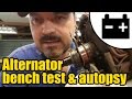 Alternator bench test  autopsy 1418