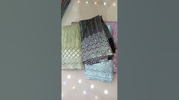 beautiful 3D coding work net fabrics daman