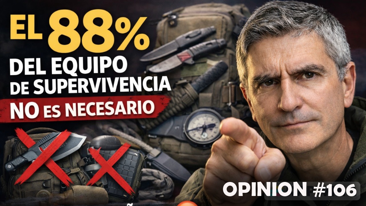 El 88% del Equipo de Supervivencia NO es Necesario (Te Han Engañado)