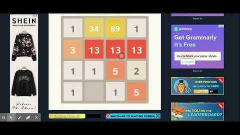 2048: Fibonacci/ Cool Math Games