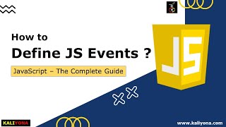 JS Events | OnClick | OnLoad | OnMouseOver | JavaScript Tutorial | Kaliyona | In Kannada