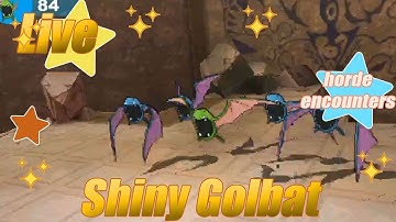 Live Shiny Golbat - 84 horde encounters - Pokemon Omega Ruby
