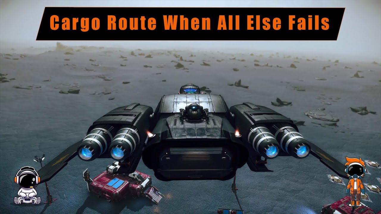 Cargo Route When All Else Fails In A Max In Star Citizen - YouTube