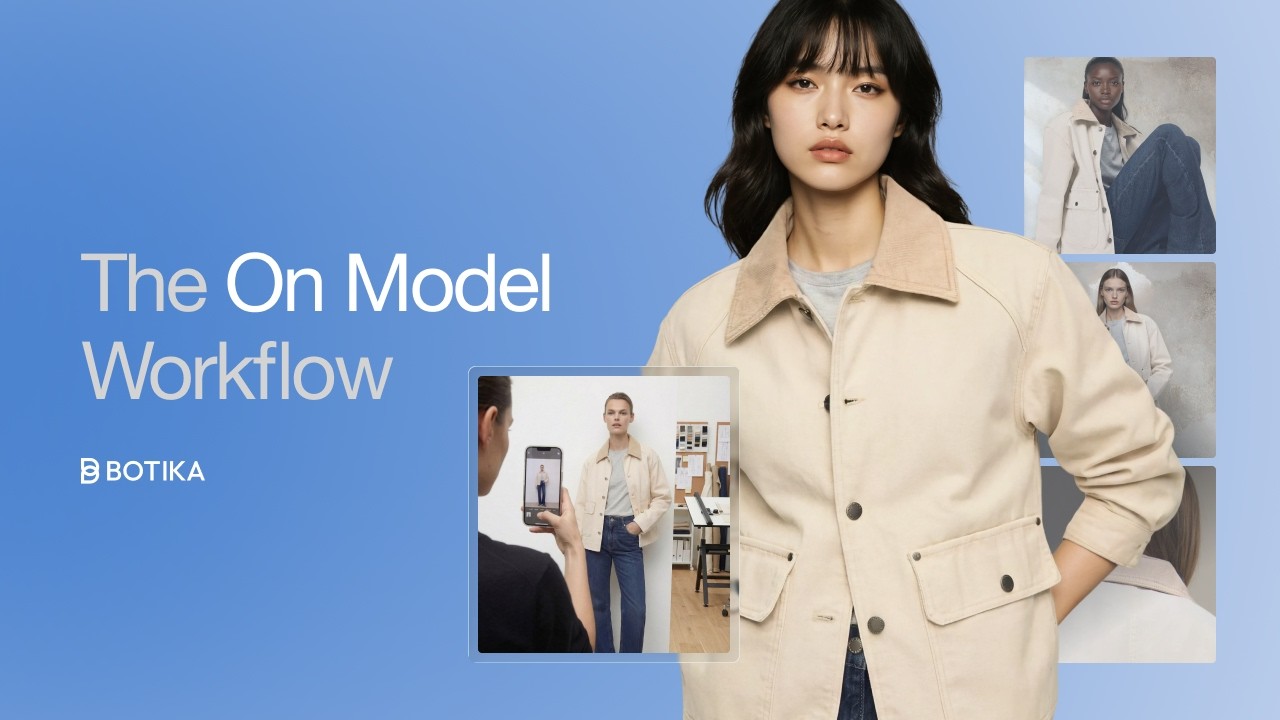 How to create on model photos with Botika | AI fashion tools - YouTube