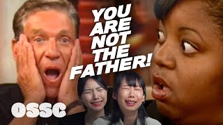 Korean Girls Shocked By Maury Show 'YOU ARE NOT THE FATHER' Moments! |