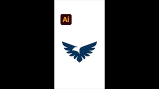 Falcon Bird Logo Illustration - Adobe Illustrator tips #shorts - Design.lk