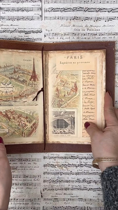 Vintage Travel Journal #papercrafts #junkjournal #mixedmedia