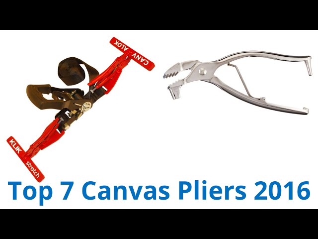 Canvas Pliers to Stretch Canvas