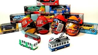 Unboxing Surprise eggs Cars Welly video for kids