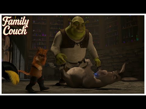 Shrek Sneaks Into Godmother S Factory Steals True Love S Potion Shrek 2 2004