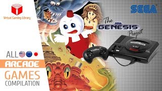 All Sega Genesismega Drive Arcade Games Compilation - Every Game Useujpbr