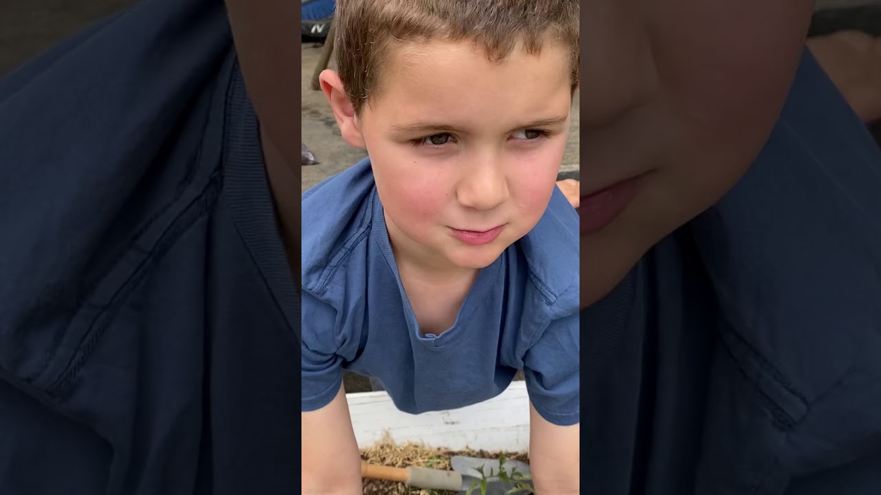 Karson,A foster child,plants flowers for other foster kids - YouTube