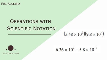 How to perform operations with scientific notation quickly and simply!| ACT Prep| Pre-Algebra