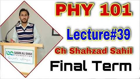 PHY101 Lecture 39 Special Theory of Relativity | Important For Final Term 2021 | By Ch Shahzad Sahil