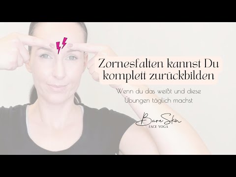 Video: 4 Möglichkeiten, Stirnfalten mit Face Yoga zu reduzieren