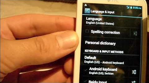 How to change language from chinese to english  Android 4.0 mobile phone