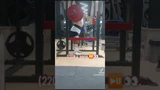 (220)k.g. pause ⏯️?.squat powerlifting