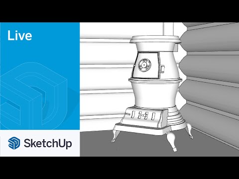 Modeling a Potbelly Stove Live with Aaron!