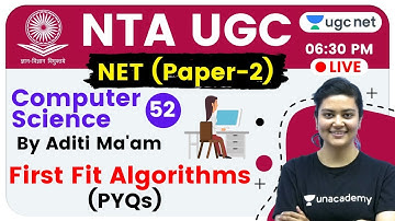 NTA UGC NET 2020 (Paper-2) | Computer Science by Aditi Ma