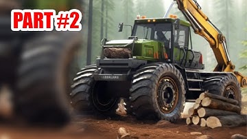 Mega Harvester #2 all lvls gameplay walkthrough #android #ios Cut Trees & Carry Logs With Harvester