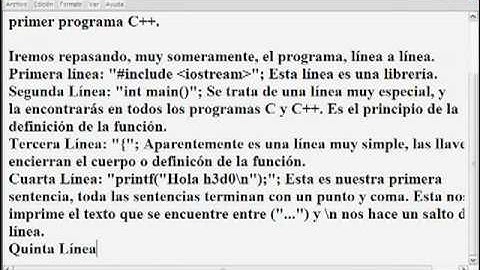 Aprender a Programar C/C++. Capítulo 2. Toma de Contacto
