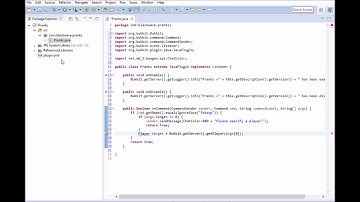 Minecraft Speed Coding #1 (Pranks Plugin)