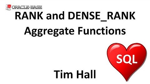 RANK and DENSE_RANK Aggregate Functions : Making Ranking Predictions