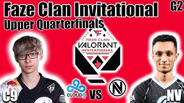 Cloud 9 vs Envy game 2 - Quarterfinals | Faze Clan Valorant Invitational