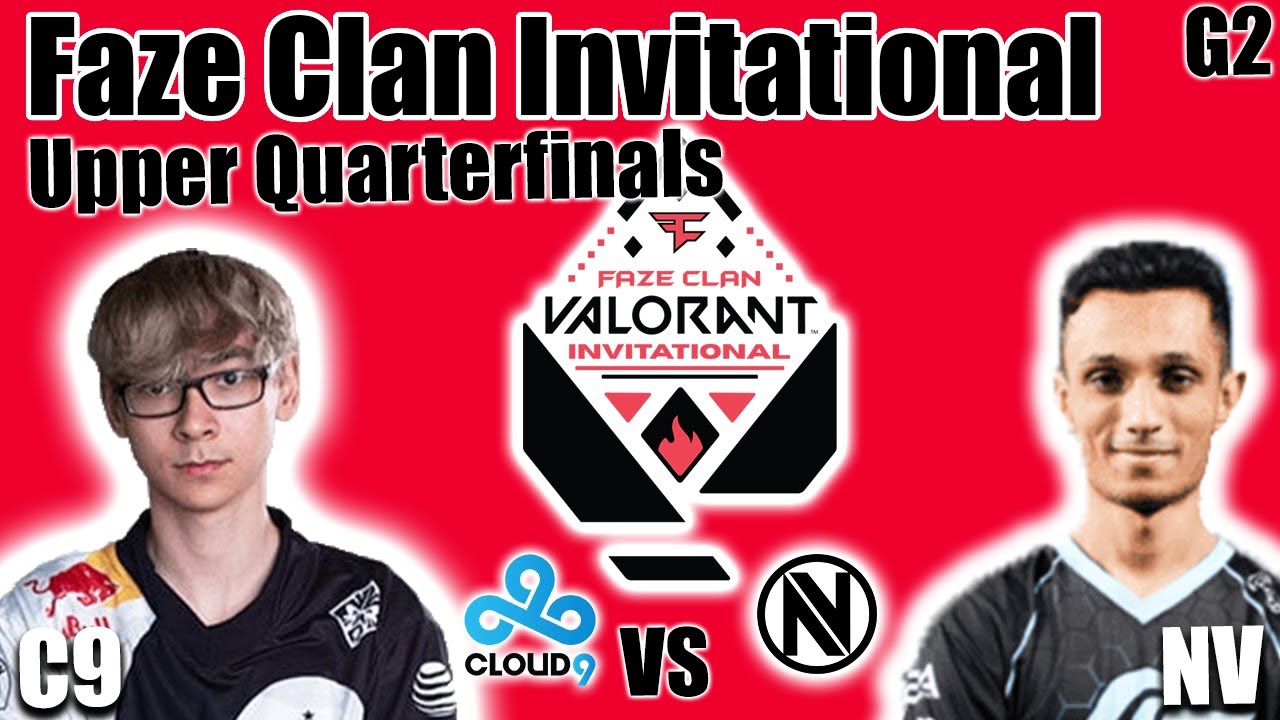Cloud 9 vs Envy game 2 - Quarterfinals | Faze Clan Valorant Invitational