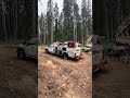 Deep in the Pines! 🌲 Raising the Mast on a GEFCO 50K in Rifle, CO