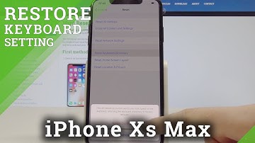 How to Reset Keyboard Dictionary in iPhone Xs Max - Restore iOS Keyboard Settings