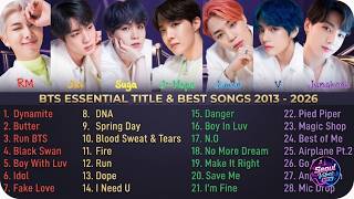 BTS ALL TIME FAVORITE HITS