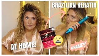 ? THIS WAS SCARY... I TRY A BRAZILIAN KERATIN TREATMENT AT HOME