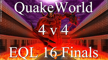 QuakeWorld 4v4 EQL16 Grand Finals: tVS vs SD - map 1 dm3