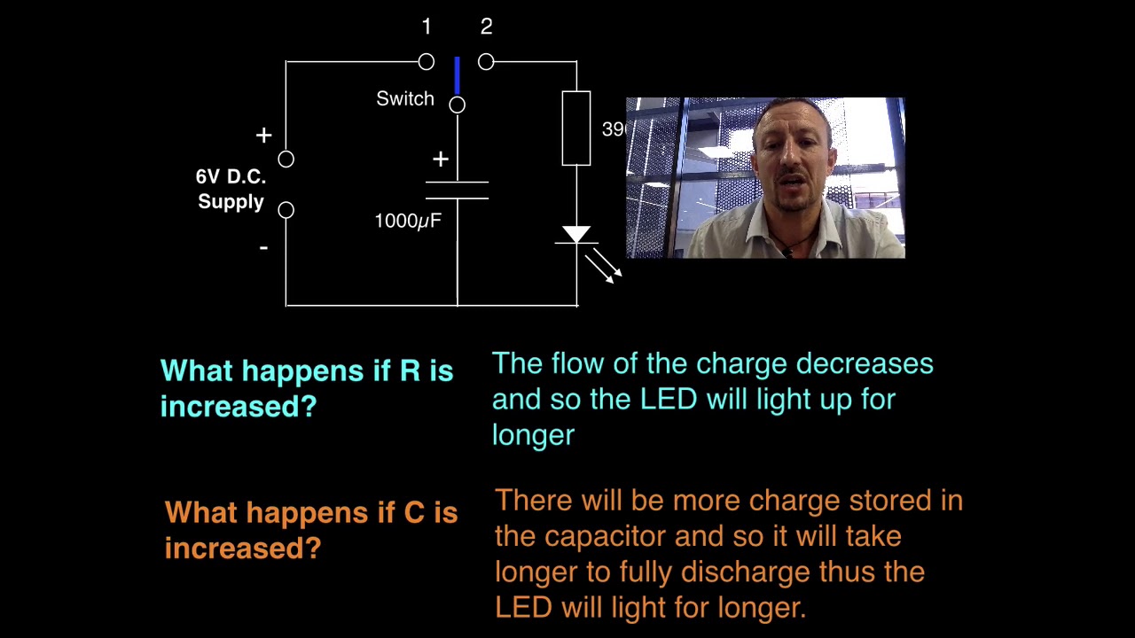 Capacitors Time Constant YouTube