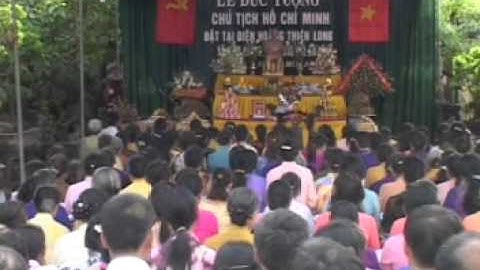 TÂM LINH BÁC HỒ - LỄ ĐÚC TƯỢNG BÁC ĐƯỢC VÔ CÙNG LONG TRỌNG 01