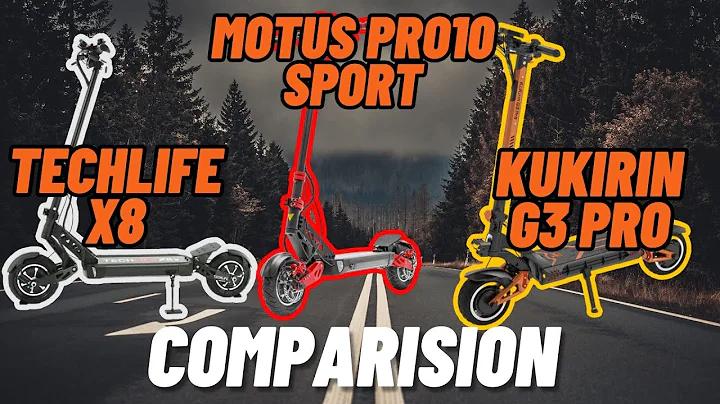 Techlife X8 vs Motus Pro10 Sport vs Kukirin G3 Pro - Comparision