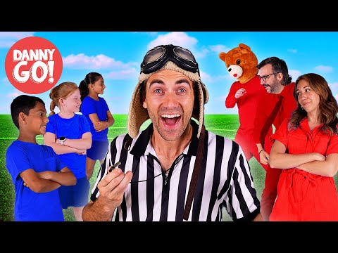 Kids Vs. Adults Freeze Dance Game! 💥 | Brain Break | Danny Go! Songs for Kids