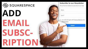 How to Add Email Subscription in Squarespace [STEP BY STEP]