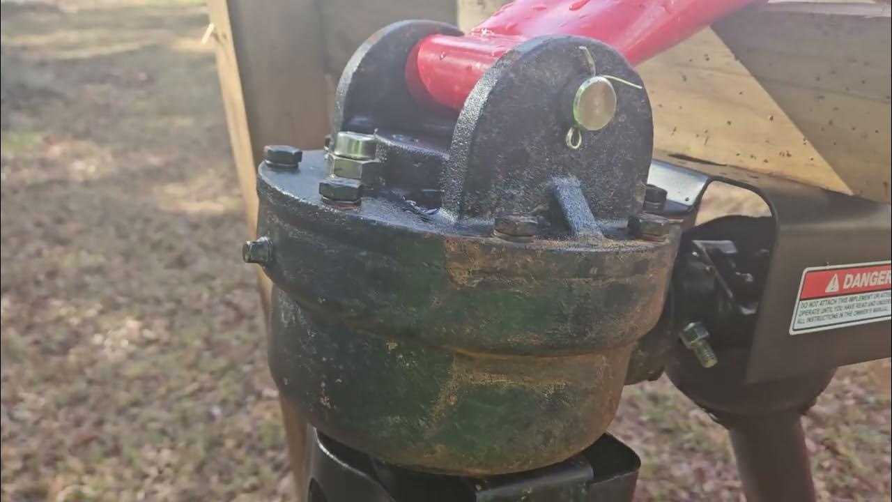 TYM tractor, post hole auger stand YouTube