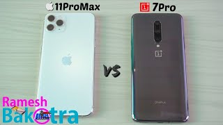 iPhone 11 Pro Max vs OnePlus 7 Pro SpeedTest and Camera Comparison