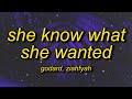 Godard  she know what she wanted feat ziahfyah jersey club remix  green fn song