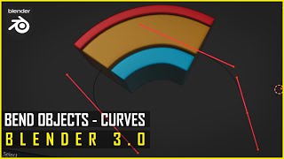 Blender | Bend Objects | Curve Modifier | Beginners