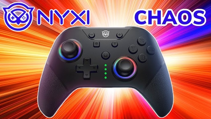  NYXI Chaos swith controller with Hall Joystick, switch pro  controller wireless for Nintendo Switch/Lite/OLED, Hall Effect Controller  with RGB Light, Programmable, Turbo, Vibration, Wake Up : Video Games