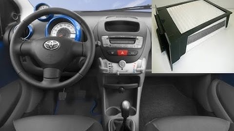 How to retrofit pollen dust filter on Aygo, Citroen C1, Peugeot 107 filtr kabinowy, replace, change