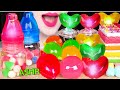 ASMR LIGHT BABY BOTTLE JELLY, LIGHT JELLY RING, RAINBOW CAKE 불빛 우유병 젤리, 반짝반짝 젤리 반지 먹방 EATING SOUNDS